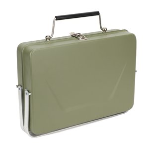 Grill de charbon portable, BBQ Bars de cuisine pliables et facilement portables, BBQ Grill pliant Carnet Grill Pour Barbecue Extérieur Camping Voyage Picnics Garden Beach Party