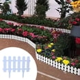 thumbnail image 4 of Meitianfacai PVC Cottage Yard Fence Outdoor Small Fence Connectable Design Insert Ground Walkway Mini Fence Garden Patio Home Sideway Fence on Clearance, 4 of 6