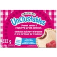 thumbnail image 1 of Smucker's Uncrustables Peanut Butter & Raspberry Spread Sandwich, Frozen, 58g, Pack of 4, 1 of 10