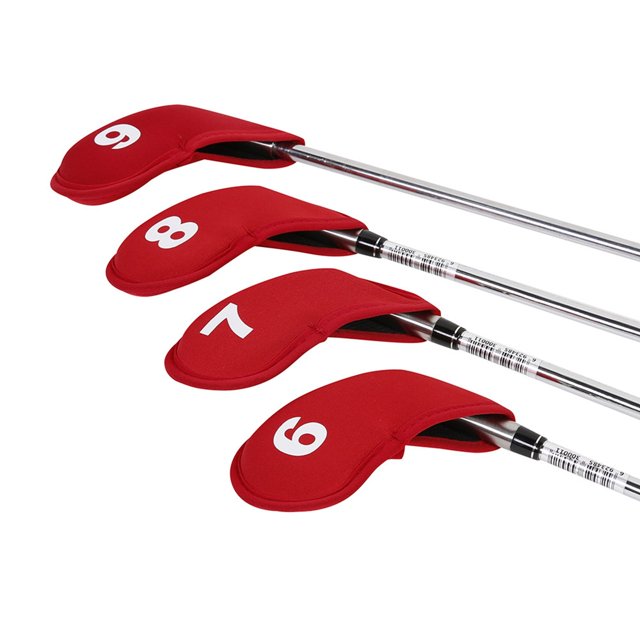 10-Piece Club Protective Rod Cap Sleeves Set for Enhanced Grip and Shaft Guard