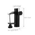 thumbnail image 2 of OULII Beach Umbrella Clamp Steel Black 1Pack for Picnic and Camping, 2 of 8