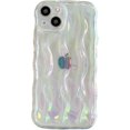 thumbnail image 1 of ORUYROP Designed for iPhone 12 Pro Max Case,Water Ripple Pattern Curly Wave Frame Soft Cute Phone Cover for Men Women Girls（iPhone 12 Pro Max,Clear）, 1 of 7