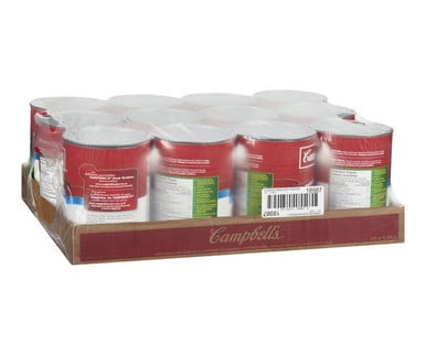 Campbell’s Condensed Tomato Soup, Sodium Reduced, 48 oz Cans (12/Case) – Classic Rich Flavor