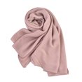 thumbnail image 1 of Youkk Classic And Fashionable Solid Color Scarf For Women Any Occasion R Single Color And Pleated Scarf khaki, 1 of 6