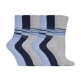 thumbnail image 1 of Gentle Grip - 6 Pairs Ladies Gentle Grip Non Elastic Crew Socks, 1 of 2