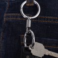 thumbnail image 4 of Aodebiao Porte-Clés à Double Anneau à Ressort, Porte-Clés Rétro Nordique à Double Anneau à Ressort avec Pince à Clé Détachable, Support de Porte-Clés Double en Alliage de Zinc, Accessoires de Porte-Clés en Forme de Ressort pour Diverses Clés, 4 of 5