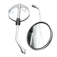 thumbnail image 1 of Miulika Motorcycle Mirrors Universal 8mm Round Motorcycle Rear View Side Mirrors Handle Bar for Mountain Bike Dirt Bike ATV, 1 of 9
