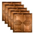 thumbnail image 1 of Great Lakes Tin Syracuse Copper 2ft x 2ft Nail Up Ceiling Tiles (5 Pack), 1 of 6