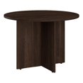 thumbnail image 1 of Bush Business 42W Round Conference Table in Black Walnut - Engineered Wood, 1 of 7