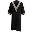 thumbnail image 4 of Weiqiqre Robes de Cocktail pour Femmes, Robe d'Été Décontractée pour Femmes à Col en V, Couleur Unie, Manches Courtes, 4 of 5