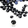 thumbnail image 2 of Uxcell Hotfix Rhinestones Flatback Crystal Glass Gems for Craft Clothes DIY Decoration Black 4.8mm, 2 of 5