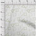 thumbnail image 1 of oneOone Organic Cotton Poplin Twill Fabric Line Geometric Print Sewing Fabric BTY 42 Inch Wide, 1 of 4