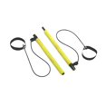 thumbnail image 4 of jinwen 2 Sections Pilates Bar Exercise Stick for Power Lifting Indoor Outdoor Squat Yellow, 4 of 9