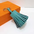 thumbnail image 1 of Keychain Decorative Keyring Leather Pendant Keyring Decoration Backpack Tassel Handmade Handicraft Key Chain Hanging Decoration Holder Purse Wallet Blue, 1 of 1