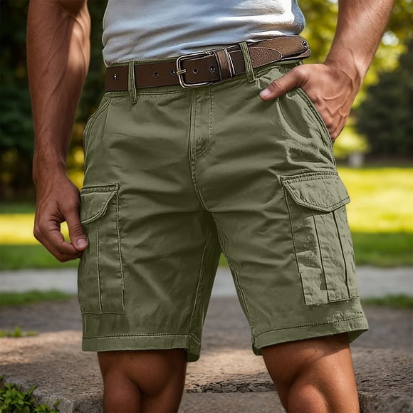 Men's Casual Summer Shorts Lightweight Breathable Relaxed Fit Elastic Waist Softer For Daily Wear And Outdoor Activities