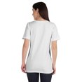 thumbnail image 3 of Inkmeso T-Shirt Basique à Col Rond pour Femmes, Manches Courtes, Coupe Régulière, Long Tee, Haut d'Entraînement, 3 of 8