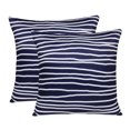 thumbnail image 2 of Oussum Housses de Coussin Décoratives pour la Maison en Coton à Impression Numérique, Taies d'Oreiller à Fermeture Éclair, Vague, Ensemble de 5, 2 of 5