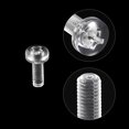 thumbnail image 4 of Unique Bargains M2x6mm Plastic Phillips Bolts PC Pan Head Machine Screws Transparent 50 Pack, 4 of 5
