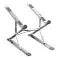 thumbnail image 2 of Foldable Laptop Holder Adjustable Height Ergonomic Notebook Tablets Typing Gaming Table Stand PC Lifter Household Office Gifts Silver, 2 of 9
