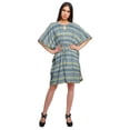 thumbnail image 3 of Moomaya Robe Courte de Caftan de Plage, Robe de Couverture Imprimée, Kaftan pour Femmes, Tenue de Plage, Couverture, 3 of 4