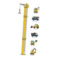 thumbnail image 4 of Height Growth Chart Wall Sticker Max 180cm for Kids Nursery Corridor Bedroom Engineering Vehicle, 4 of 8