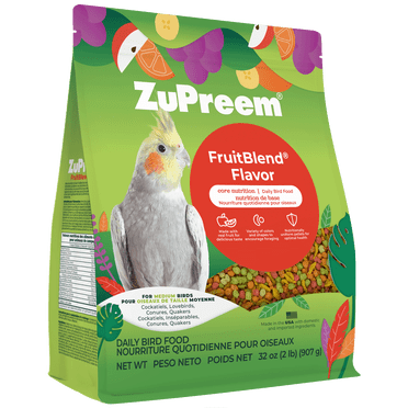 Zupreem FruitBlend Flavor Food For Medium Birds
