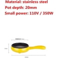thumbnail image 2 of 6 Inch Non-Stick Electric Skillet Mini Electric Frying Pan for Eggs Bacon Sausage Breakfast Cooking Home Kitchen, 2 of 6