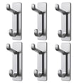 thumbnail image 2 of Boovnll Home Storage, Stainless Steel Clothes Hook Adhesive Hook with No Punching Clothes Hook 304 Hook Set of 4/5/6, Storage, Storage and Organization, Organization and Storage, 2 of 2