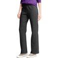 thumbnail image 1 of Hanes Womens ComfortSoft EcoSmart Petite Open Leg Sweatpants, 2XL, Ebony, 1 of 2