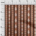 thumbnail image 1 of oneOone Georgette Viscose Tissu Imprimé à Rayures Ikat par Yard 42 Pouces de Large, 1 of 4