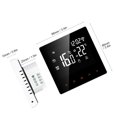 thumbnail image 1 of Home Wi-Fi Smart Thermostat Digital Temperature Controller APP Control LCD Display Touch Screen Week Programmable Electric Floor Heating Thermostat for Home School Office Hotel 16A, 1 of 7