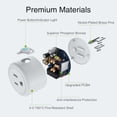thumbnail image 2 of Mini Wifi Smart Plug Wi-Fi Enabled Mini Socket Outlet App Remote Control Wireless Portable Automatic Timer Sockets with ON/OFF Switch for Light Electrical Appliance Compatible with Home, 2 of 6