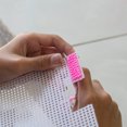 thumbnail image 5 of Unique Bargains 6pcs 13'x20' Plastic Mesh Canvas Sheet 8 Count Needlepoint Blank Canvas for Embroidery, White, 5 of 5