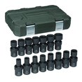 thumbnail image 1 of GearWrench 84939N 1/2-Inch 6 Point Metric Universal Impact Socket Set (15 Piece), 1 of 3