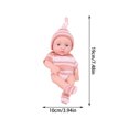 thumbnail image 3 of Poupée Bébé Reborn, Poupées Bébé Nouveau-Né Souples de 7,48 Pouces Poupées Bébé en Vinyle avec Ensemble de Vêtements Incluant une Sucette Poupée Réaliste Aspect Réel, Poupées Bébé Reborn, Poupées Bébé Nouveau-Né Réalistes, 3 of 7