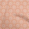 thumbnail image 1 of oneOone Silk Tabby Orange Fabric Mosaic Craft Projects Decor Fabric Printed By The Yard 42 Inch Wide, 1 of 5