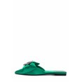 thumbnail image 1 of Jeffrey Campbell Women SIT_PRETTY SATIN Vert Argent, 1 of 4