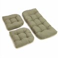 thumbnail image 2 of U-Shaped Twill Tufted Settee Cushion Set (Set of 3) - Sage, 2 of 3