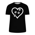 thumbnail image 5 of FAIWAD Men Summer Tops Short Sleeve Round Neck Printed T-Shirts Slim Stretch Workout Tops, 5 of 5