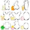 thumbnail image 1 of Boovnll Cake Pan, 9-Piece Easter Rabbit Mouldchicken Cake Mould Mould Stainless Steel Baking Utensils Mould, Kitchen Gadgets, Cake Pans, Round Cake Pans, 1 of 1