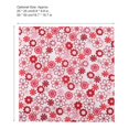 thumbnail image 4 of Fyydes Patchwork Carré, 7 Pcs Tissu en Coton Carré Fleur Pré-Découpé Bricolage Tissu Patchwork Série Fleur Rouge, 4 of 8