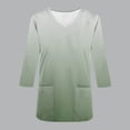 thumbnail image 5 of Funicet Hauts pour Femmes, Vêtements pour Femmes, Nouvelle Mode T-Shirt Décontracté Col en V Imprimé Col Rond Manches 3/4 Vêtements d'Allaitement Haut, Hauts Manches 3/4 pour Femmes, Hauts Décontractés pour Femmes, 5 of 5