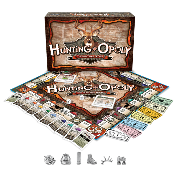 Hunting-Opoly Board Game by Late for the Sky, 2-6 Player, Ages 8 & up