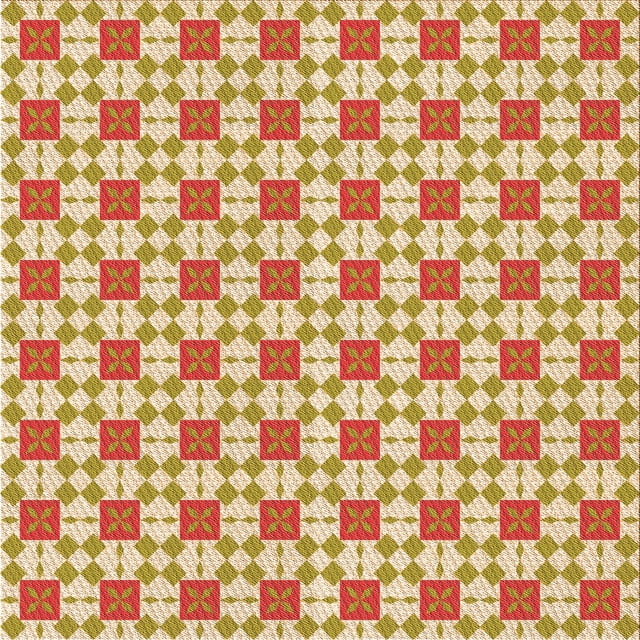 Ahgly Company Tapis d'Intérieur Lavable à la Machine, Carré, Transitionnel, Orange, Tapis de Zone, 6 Pieds Carré