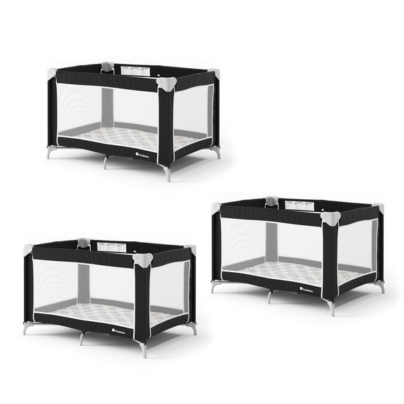 Foundations Parc pour Bébé Sleep 'N Store, Lot de 3 pour Hôtels, Graphite
