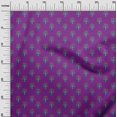 thumbnail image 2 of oneOone Polyester Lycra Fabric Floral & Flying Swan Block Print Sewing Fabric BTY 56 Inch Wide, 2 of 4