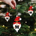 thumbnail image 4 of LSLJS Christmas Ornaments Christmas Acrylic Hanging Decorations - Set of 26 Alphabet Letters with Santa Claus Design for Holiday Ornaments and DIY Crafts Christmas Hanging Decorations, 4 of 6