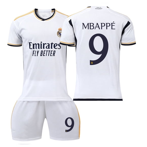 2024 New Mens/Kids #9 Mbappe Soccer Jerseys Kit Fashion Sports T-Shirt
