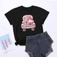 thumbnail image 5 of Meichang T-Shirts de la Saint-Valentin pour Femmes, T-Shirt Graphique Cœur d'Amour, Manches Courtes, Col Rond, Décontracté, Blouses, Joyeuse Saint-Valentin, 5 of 5