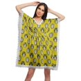 thumbnail image 1 of Moomaya Robe Courte de Caftan de Plage, Robe de Couverture Imprimée, Kaftan pour Femmes, Tenue de Plage, Couverture, 1 of 4